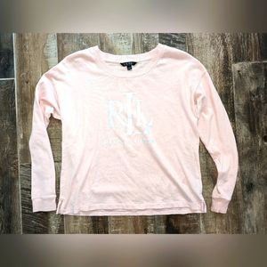 Lauren by Ralph Lauren Women's Pink sweatshirt size M